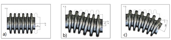 Druhy posunů kompenzátorů